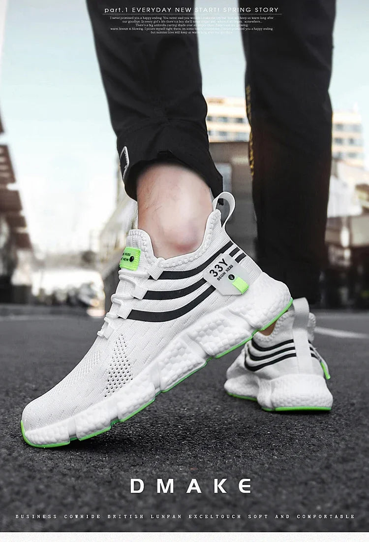 Trend dihalni moški športni čevlji za pomlad in jesen Tenis Masculino Zapatillas Hombre modni tekaški čevlji