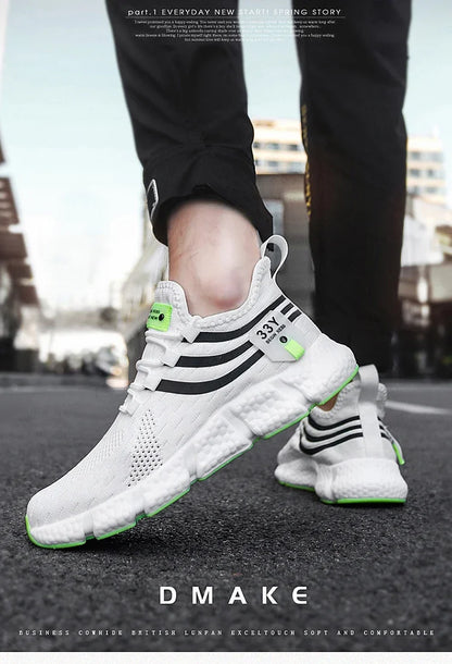 Trend dihalni moški športni čevlji za pomlad in jesen Tenis Masculino Zapatillas Hombre modni tekaški čevlji