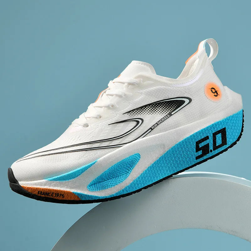FourSeasons herensportschoenen CarbonPlate hardloopschoen, ademende marathon- en wedstrijdschoenen, comfortabele atletiek- en trainingsschoenen, wandelschoenen