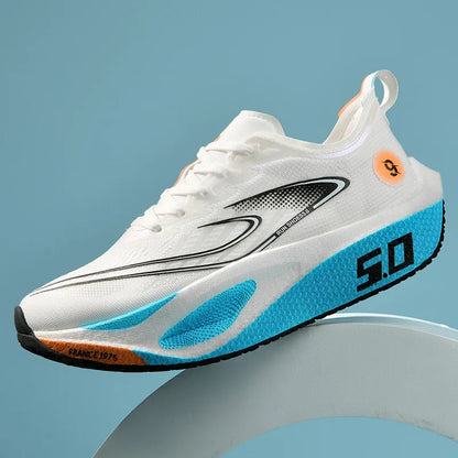 FourSeasons herensportschoenen CarbonPlate hardloopschoen, ademende marathon- en wedstrijdschoenen, comfortabele atletiek- en trainingsschoenen, wandelschoenen