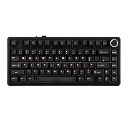 Tastiera meccanica EPOMAKER x AULA F75 Ultra VIA programmabile 75% layout ANSI US QWERTY, gasket, cablata/Bluetooth/wireless 2.4Ghz