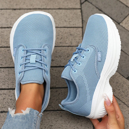 Zapatillas de running para mujer: transpirables, cómodas, para actividades al aire libre y acampada; zapatillas minimalistas con horma ancha y suela blanda, tipo tenis.