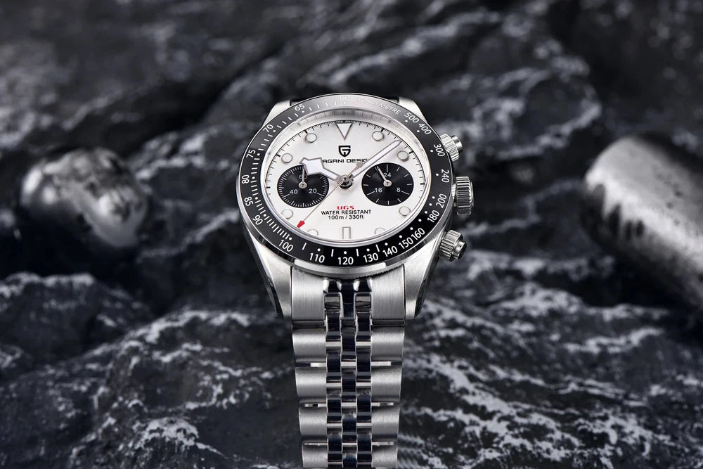 PAGANI DESIGN New Panda Men's Watches Top Luxury Quartz Wristwatches Chronograph Watch Man 2026 Gift AR Sapphire Ceramic Bezel
