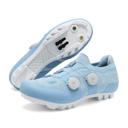 Professional Men's Cycling MTB Shoes Route Cleats Speed Road Bike Sneakers Racing Women Flat Bicycle Mountain SPD Biking Footwear
