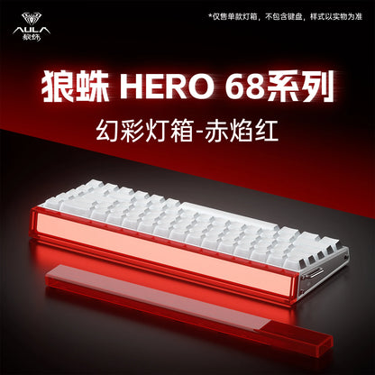 Novo AULA HERO 68HE/ULTRA — Kits de autocolantes, teclado gaming com interruptores magnéticos e acessórios para teclado mecânico com fios personalizado para e-sports