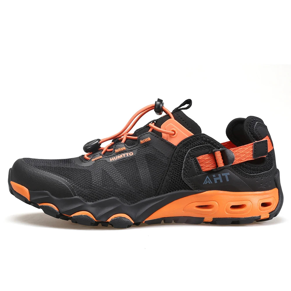 Ghete de drumeție marca HUMTTO pentru bărbați, adidași, sandale noi de trekking de vară, bărbați, respirabile, pentru plimbări în aer liber, alpinism, încălțăminte de apă pentru bărbați