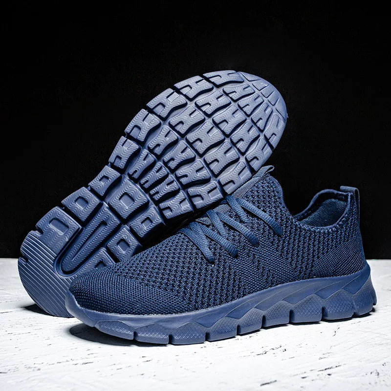Zapatillas deportivas para hombre, ligeras y transpirables, para correr, para todas las estaciones, tallas grandes, clásicas, informales, deportivas, con suela gruesa, para caminar