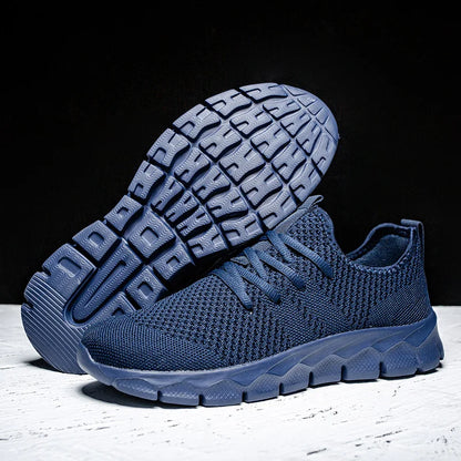 Zapatillas deportivas para hombre, ligeras y transpirables, para correr, para todas las estaciones, tallas grandes, clásicas, informales, deportivas, con suela gruesa, para caminar