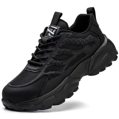 Chaussures de sécurité blanches pour hommes, bottes à bout en acier, baskets de travail, Anti-écrasement, Anti-perforation, indestructibles, chaussures de protection de Sport pour hommes