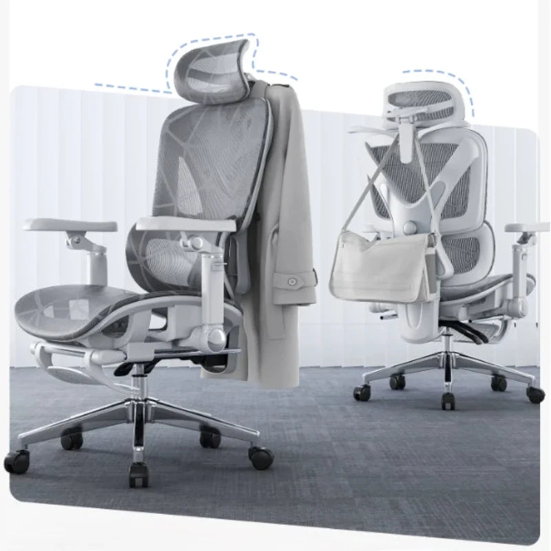 Chaises ergonomiques modernes, protection de la taille, chaise de bureau confortable, dossier relaxant, chaises de jeu pour ordinateur, meubles
