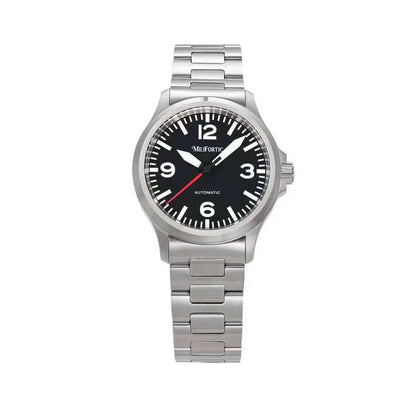 Milifortic M096 Men's Pilot Watch Large Arabic Numerals Military Style NH38 Auto Watch BGW9 Luminous 100M Waterproof Field Watch
