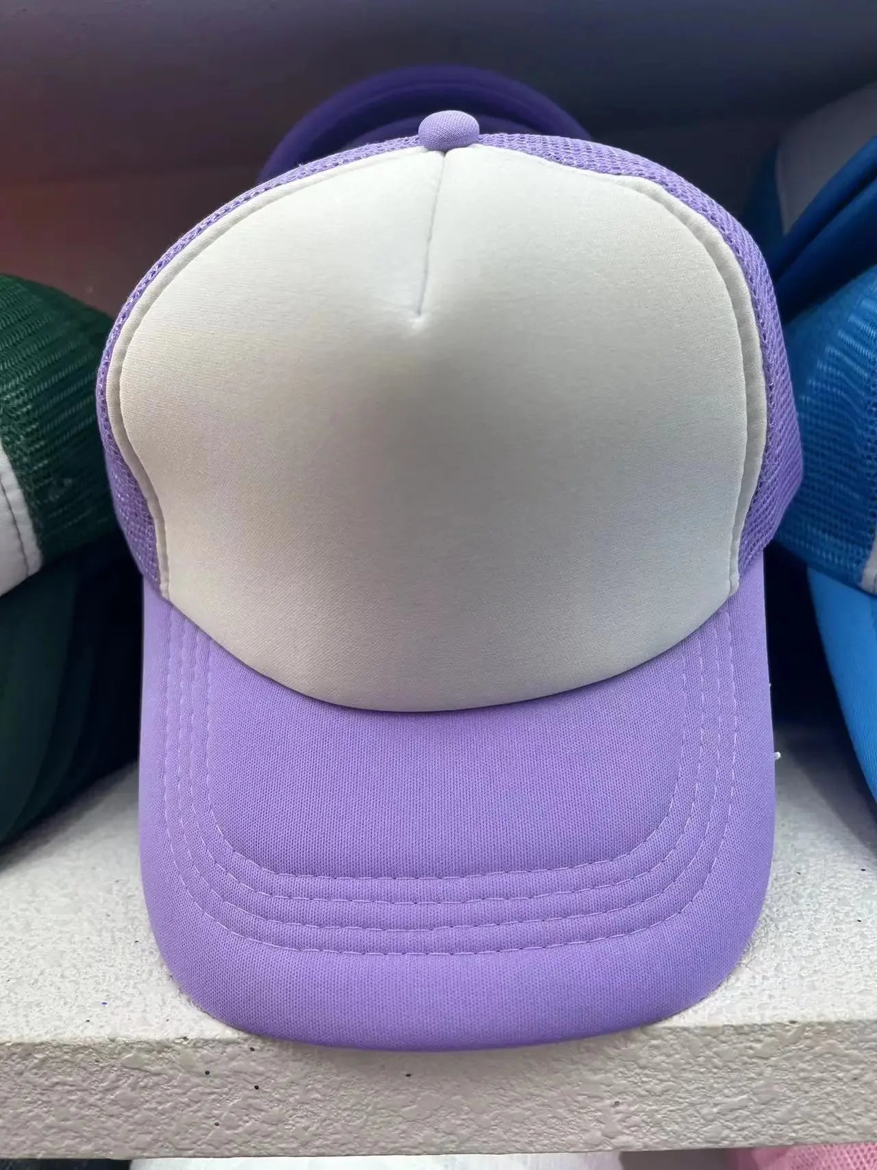 Unisex Cheaper 5 Panel Trucker Hat For Adult Summer Net Baseball Cap Men Women Blank Mesh Adjustable Sun Hat Visor