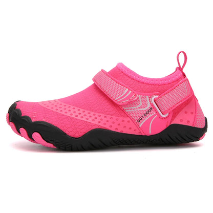 Kids Aqua Shoes Summer Beach Five Fingers Barefoot Water Shoes Swimming Lightweight Non-slip Seaside River Children Sneakers