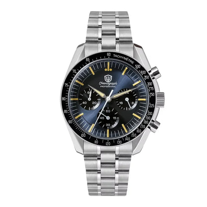 Watchdives New Wd1863 Quartz Men's Watch VK63 Chronograph Bubble Sapphire Waterproof 39Mm Steel Top Brand Luxury Business Watch