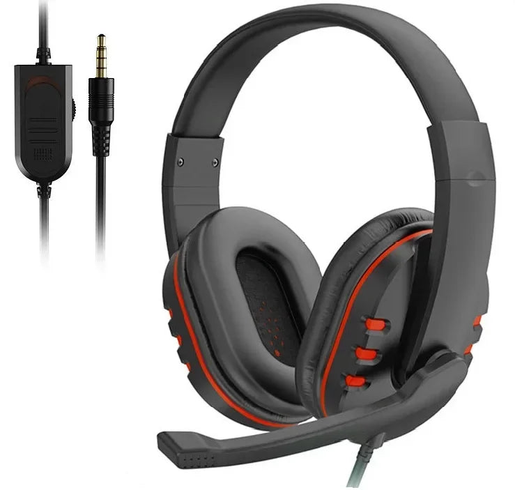 Écouteurs de jeu filaires 3.5mm, casque d'écoute, suppression du bruit, avec Microphone, contrôle du Volume, pour PS4 Play Station 4 PC