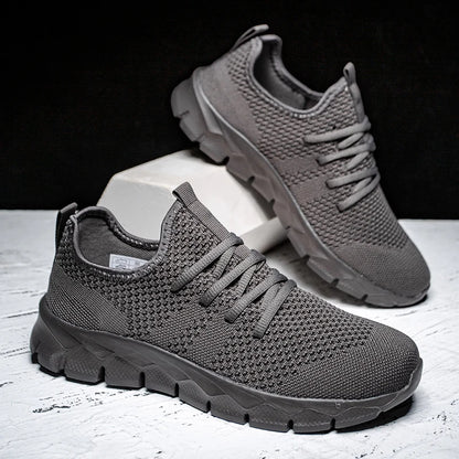 Zapatillas deportivas para hombre, ligeras y transpirables, para correr, para todas las estaciones, tallas grandes, clásicas, informales, deportivas, con suela gruesa, para caminar