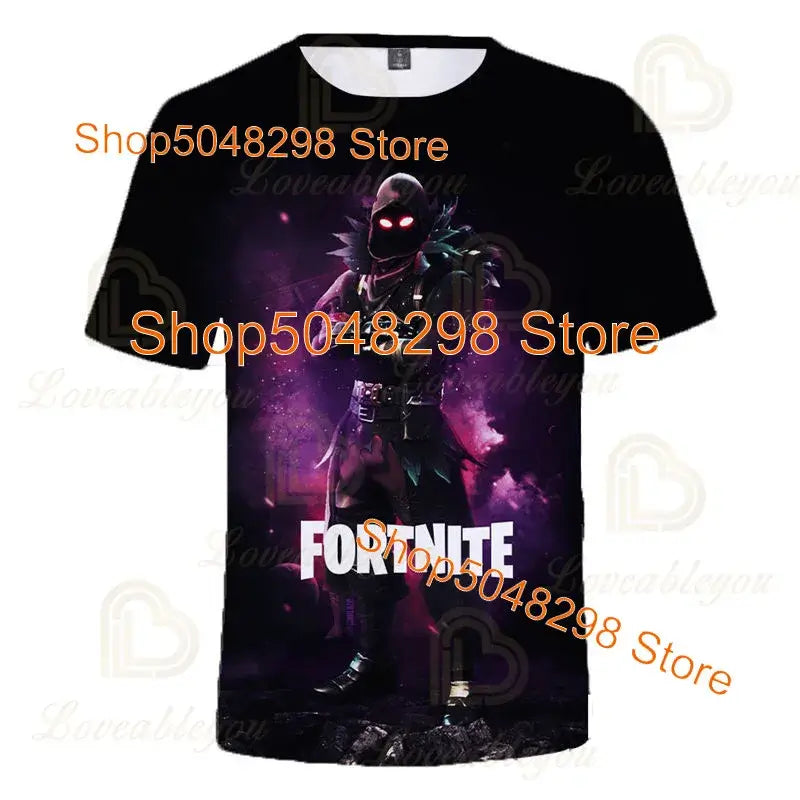 Fortnite Men and Women Victory Children's Wear Battle Royale 3d Swearshirt Boys Girls Clothes Tops Kids T-shirt Hero Teen Tops