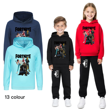 Otroški pulover s kapuco Fortnite, oblačila za deklice s princeskami, modna oblačila za dojenčke dečke, pomladno-jesenska otroška majica, otroški zgornji deli 4403