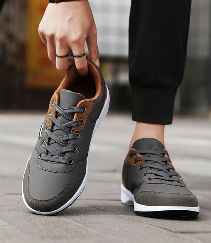 Pantofi din piele pentru bărbați Balan – Adidași la modă, pantofi sport, adidași respirabili pentru bărbați, încălțăminte antiderapantă, pantofi de vacanță pentru bărbați