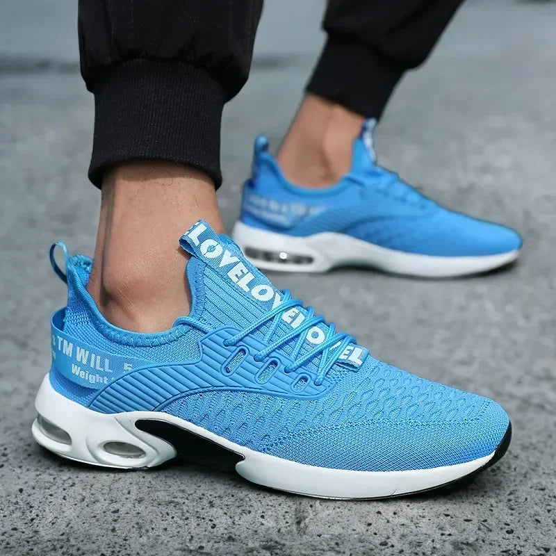 Moški športni čevlji z debelo podplatjo in modnim dizajnom, zračni in udobni čevlji, čevlji za pohodništvo na prostem, Zapatillas Hombre De Segu