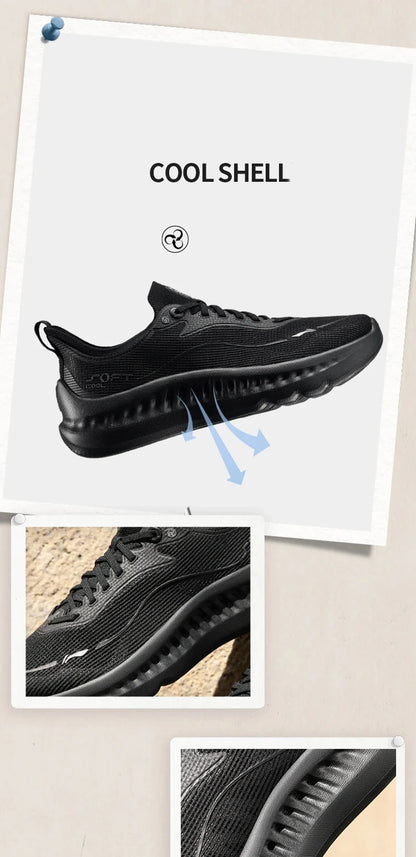 Li-Ning moški čevlji SOFT COOL 2 Lifestyle s tehnologijo COMFOAM MAX Cushion, COOL SHELL, dihanjem in podporo – LiNing casual superge AGLV009