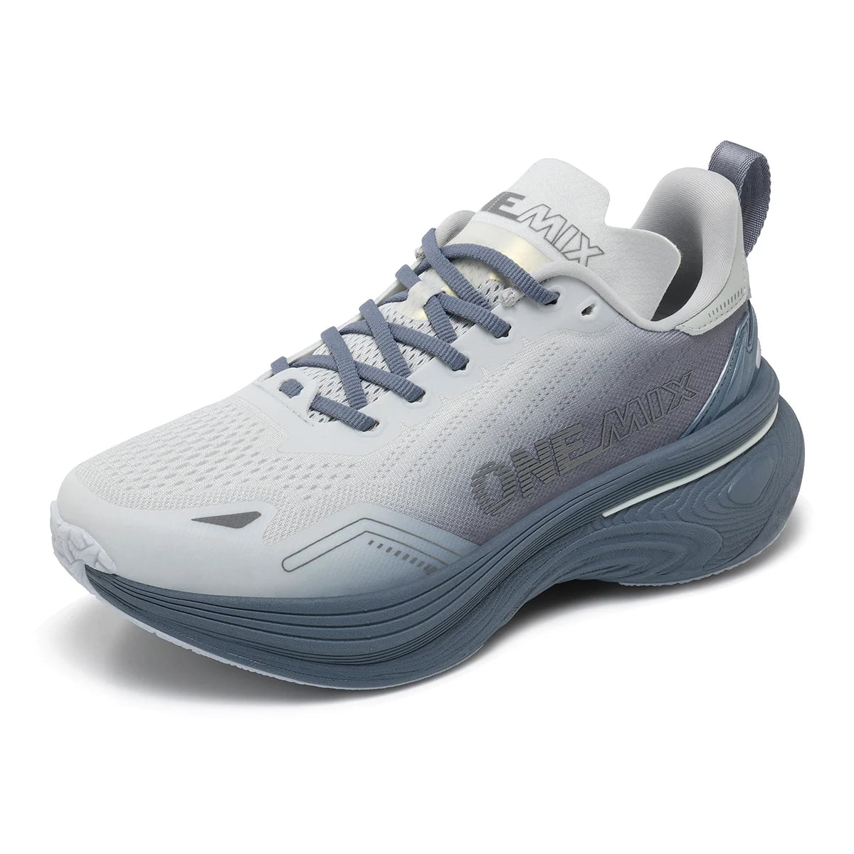 ONEMIX Nieuwe jogging- en hardloopschoenen voor dames en heren, lichte sneakers, wegschoenen, slijtvaste modieuze sportschoenen, fitnessschoenen