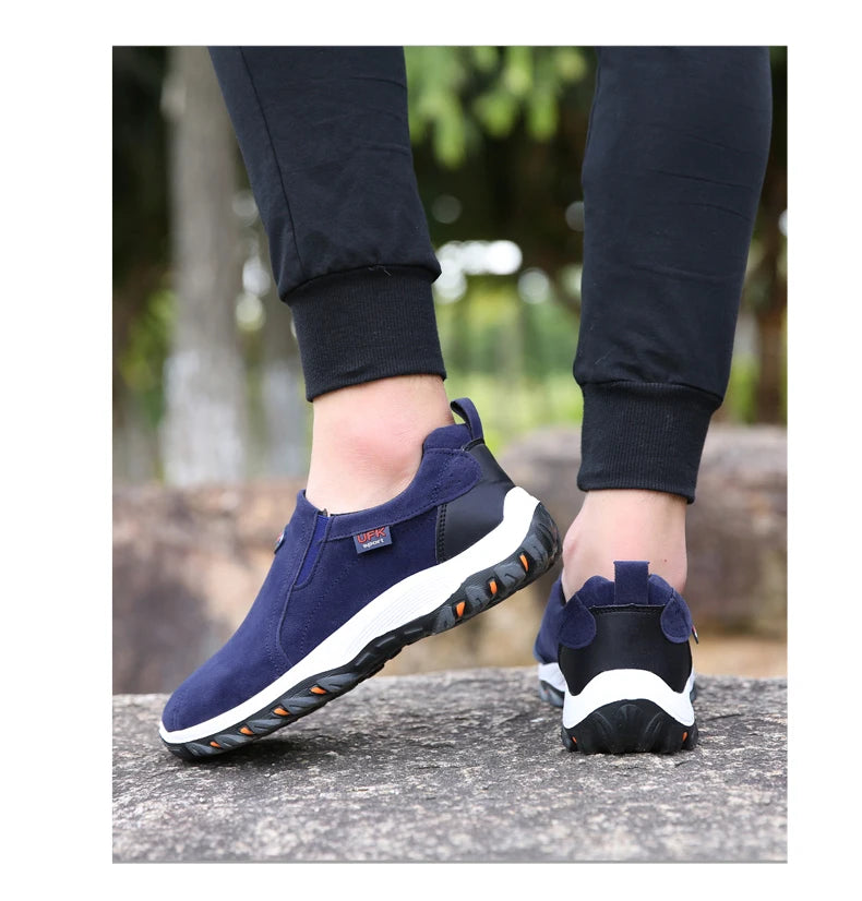 Čevlji za prosti čas, pohodništvo, kampiranje, tek, jogging in šport za moške – protizdrsni mokasini in pohodniški čevlji v velikih velikostih 38–50