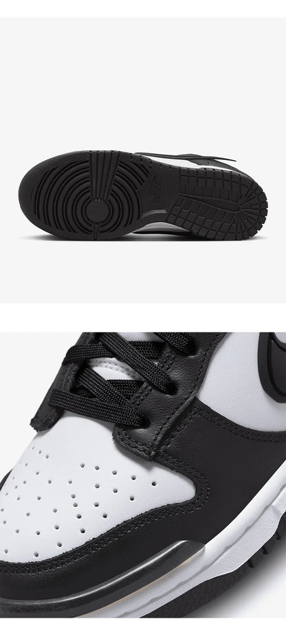 Uradni avtentični Nike ženski minimalistični vsakodnevni čevlji z zračnim materialom, vezalkami in debelo podplatjo DZ2794-001