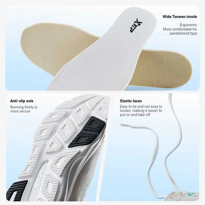 Xtep Lingbu 2.0 Running Shoes Male 2025 Spring ACE Support Feather Foam Sports Shoes  Stability Advanced Sneakers 875119110001