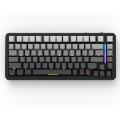 ATTACK SHARK M86 Wireless Mechanical Gaming Keyboard, 75% Gasket Hot Swappable RGB Mechanical Keyboard with Side-Printed PBT Keycaps, Tri-Mode Custom Gaming Keyboard