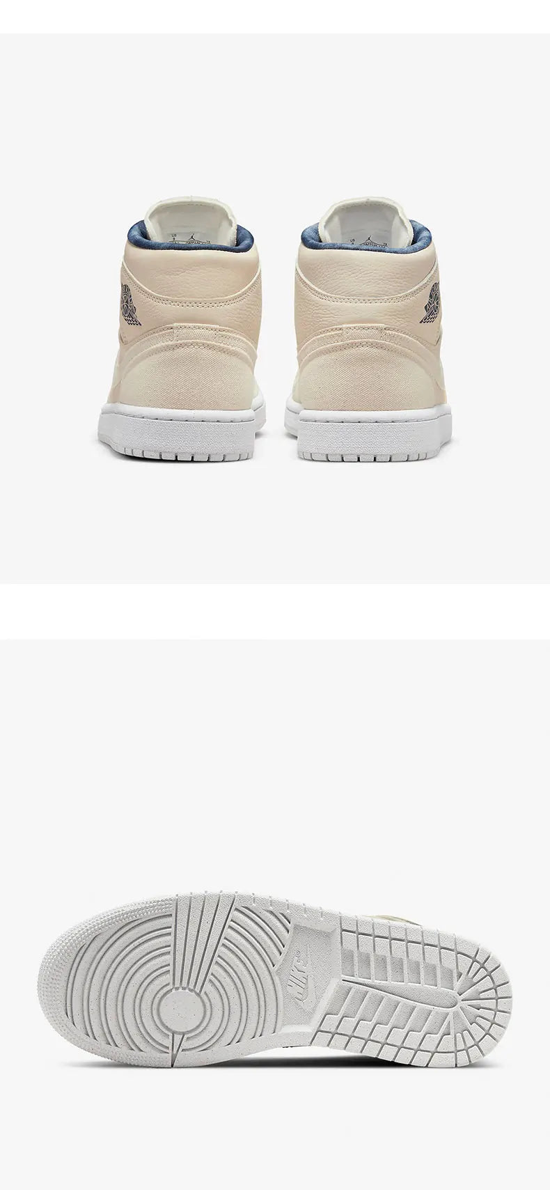 Nike Ufficiale - Air Jordan 1 da donna: sneakers casual resistenti a gambale alto DM9126-104
