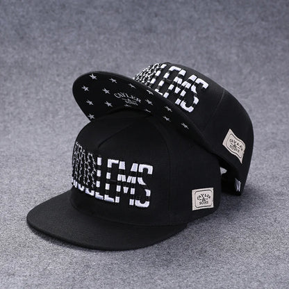 Unisex Alphabet Baseball Cap Summer Tide Brand Embroidered BackButton Cap Outdoo Hip Hop Hat Men's Women's Adjustable Casual Hat