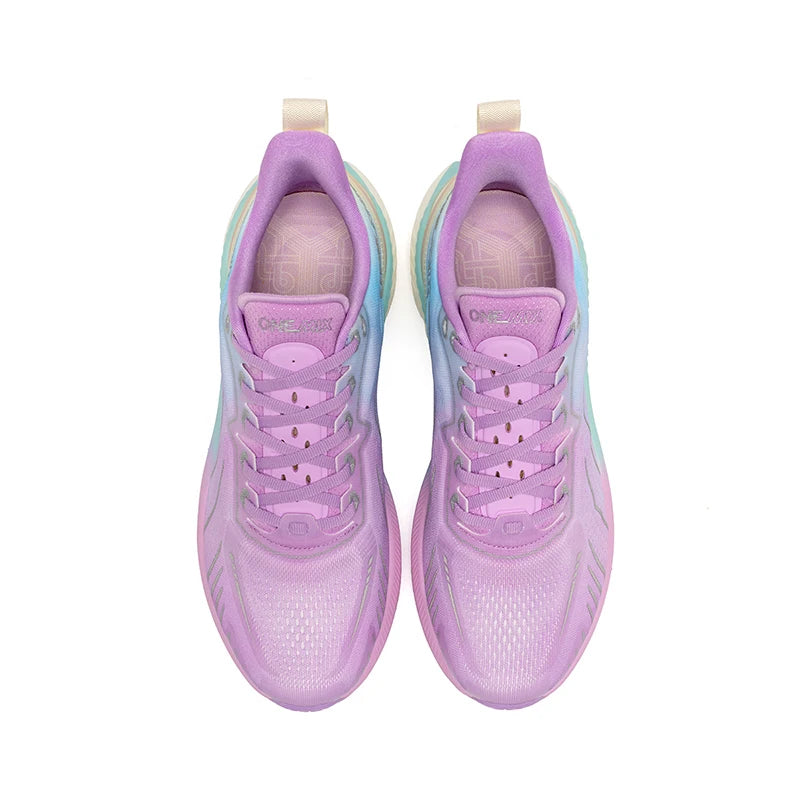 ONEMIX Nieuwe hardloopschoenen met demping voor heren, geschikt voor intensieve hardlopers, met veters, sportschoenen voor dames, antislip, outdoor, atletische herensneakers