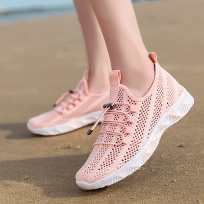 Men and Women Aqua Shoes, Wading Water Upstream Outdoor Sports Beach Sneakers, Canyoning Camping Amphibious River Tracing Creek