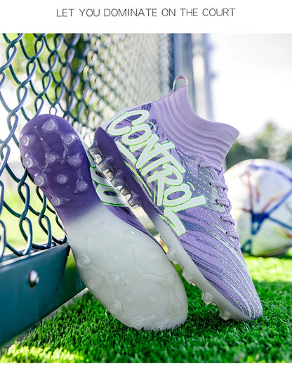 Uomo Donna Scarpe da calcio Scarpe da calcio per esterni Scarpe da calcio antiscivolo per campi da calcio Scarpe da futsal ultraleggere Scarpe da calcio con tacchetti TF/FG