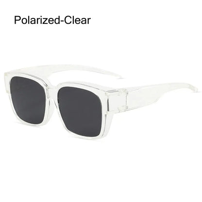 for Driving Riding That Can Be Worn over Other Glasses Fit Over Glasses Sunglasses Wrap Around Square Shades Polarized