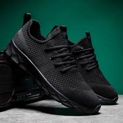 Zapatillas deportivas para hombre, ligeras y transpirables, para correr, para todas las estaciones, tallas grandes, clásicas, informales, deportivas, con suela gruesa, para caminar