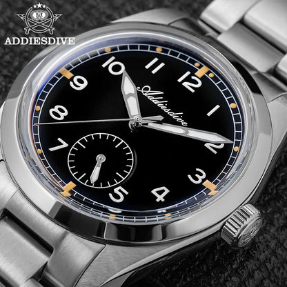 Orologio da uomo ADDIESDIVE 36mm al quarzo VH60, luminoso BGW9, vetro bombato, impermeabile 10Bar, in acciaio inossidabile