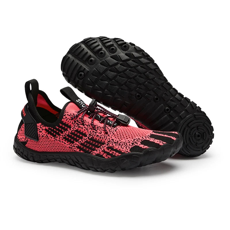 Water Shoes for Men Barefoot Beach Shoes Breathable Sport Shoes Quick Dry River White Sea Aqua Sneakers Soft Beach Sneakers