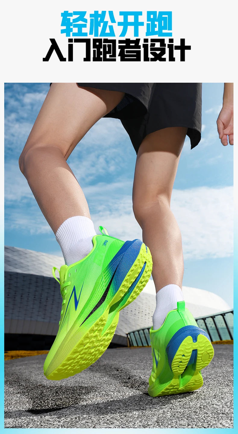 Marathon Men Running Shoes Sports Speciality Breathable Lightweight Women's Athletic Nonskid Carbon Board Comfortable Sneakers