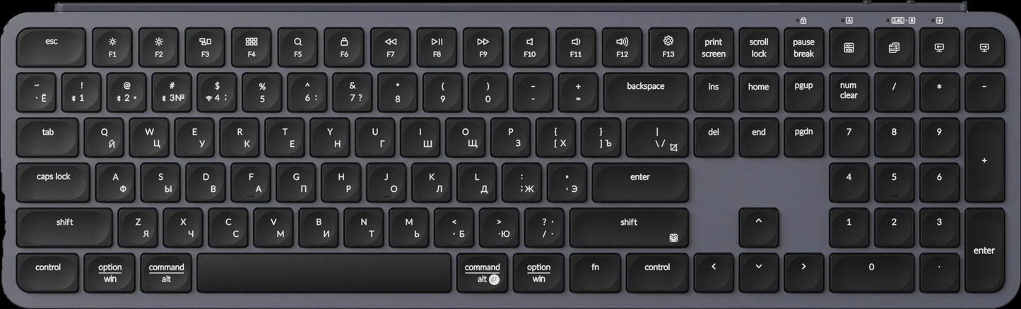 Teclado inalámbrico ultrafino Keychron B6 Pro con distribución ISO, tamaño completo, portátil y ligero, conexiones 2.4GHz y Bluetooth