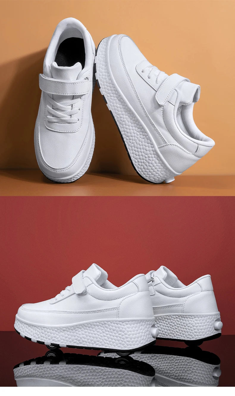 Fashion Flashing Roller Skates Shoes High Quality Roller Skates Boys and Girls Size 27-43 Wheel Sneakers