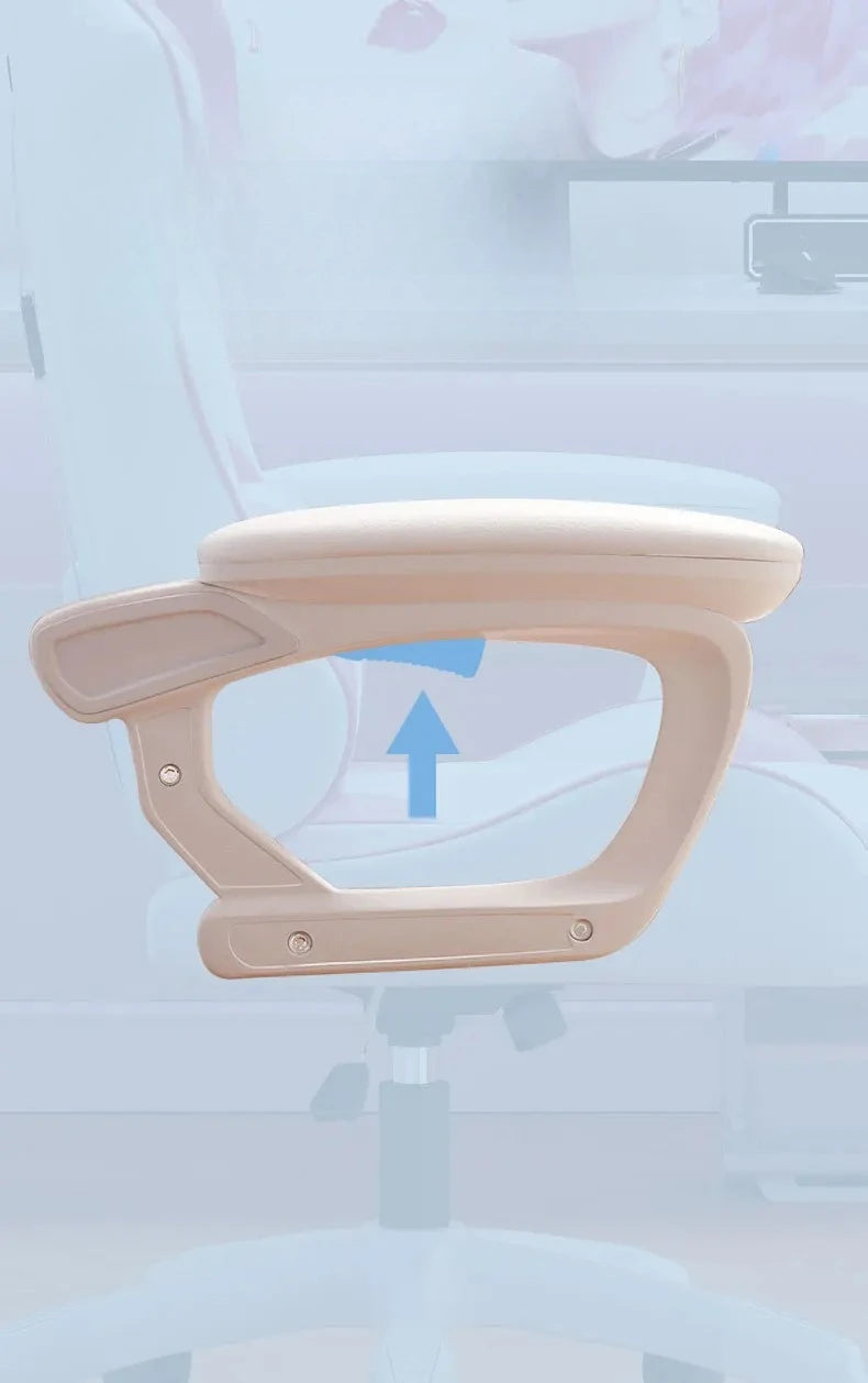 Ergonomic Office Chair with Back Support, Adjustable Height Swivel Gaming Chair with Armrests, Computer Desk Chair for Home Office & Work