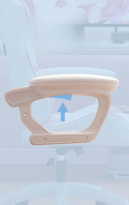 Ergonomic Office Chair with Back Support, Adjustable Height Swivel Gaming Chair with Armrests, Computer Desk Chair for Home Office & Work