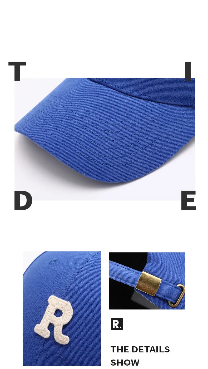 New model Big Head Baseball Cap for Men Cotton Outdoor Sport Snap Back Cap Dad Hats R Lette Large Size Deepen Trucker Cap