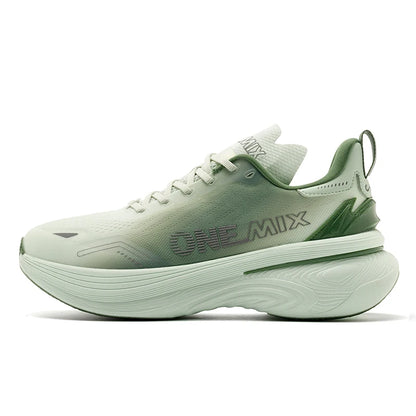 ONEMIX Nieuwe jogging- en hardloopschoenen voor dames en heren, lichte sneakers, wegschoenen, slijtvaste modieuze sportschoenen, fitnessschoenen