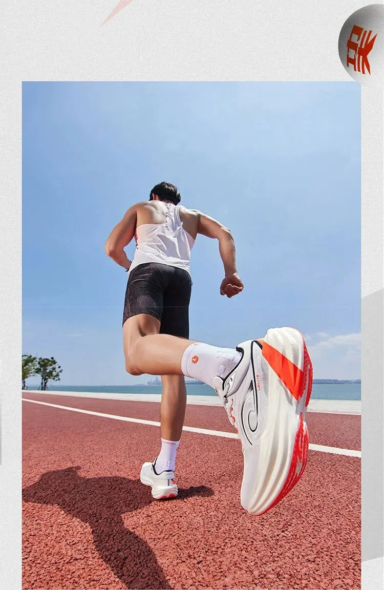 QIAODAN TG1.0 Marathon-wedstrijdschoenen voor heren, schokdempend, met hoge veerkracht, voor langeafstandstraining, hardloopschoenen QDB023253285