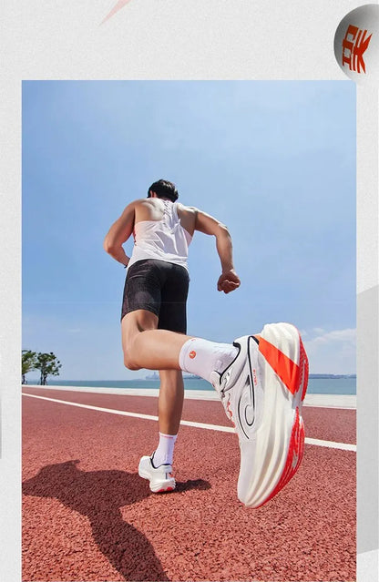 QIAODAN TG1.0 Marathon-wedstrijdschoenen voor heren, schokdempend, met hoge veerkracht, voor langeafstandstraining, hardloopschoenen QDB023253285