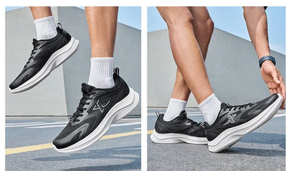 XTEP Running Shoes Men's 2025 Summer Mesh Breathable Comfortable Wear-Resistant Sports Shoes, Commuting Casual Shoes 875319110025