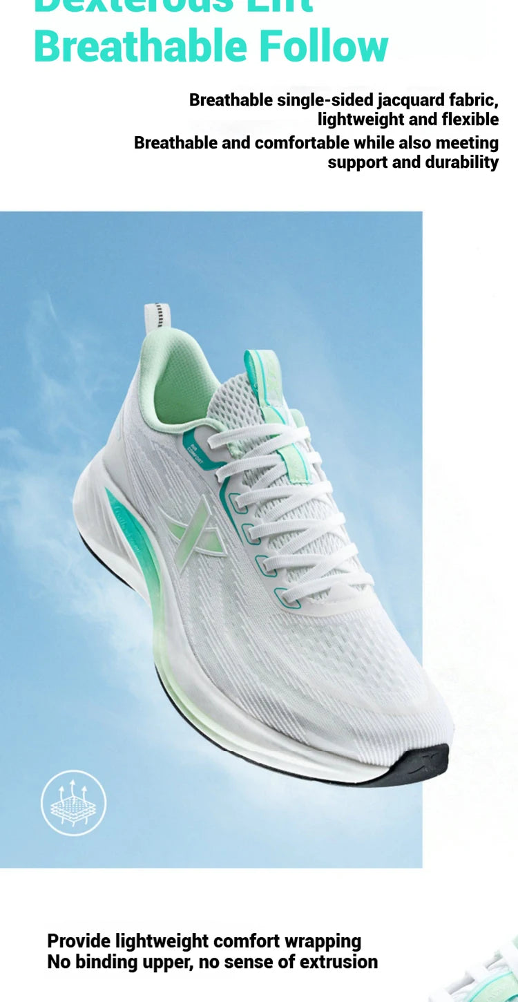 Xtep Light Wing 3 Running Shoes for Men 2025 Summer Fashion Cushion Shock Absorption Lightweight Advanced Sneakers 875219110034